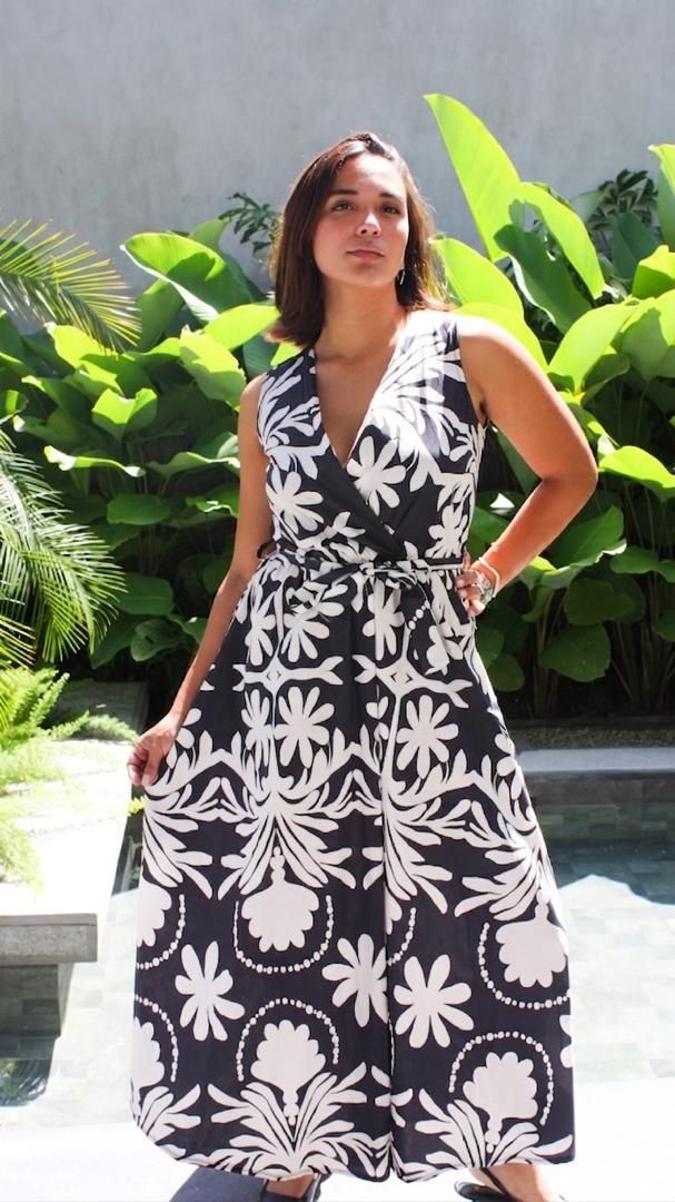 Vestido Midi Amalfi Noir