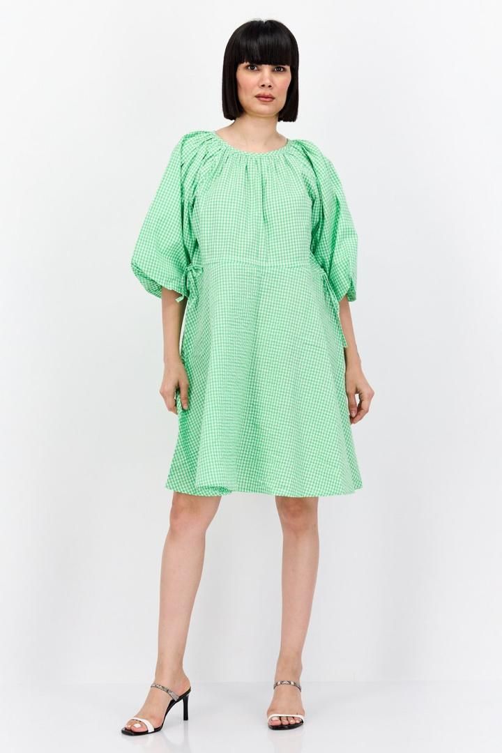 Vestido Celeste Verde Élan