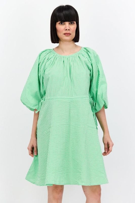 Vestido Celeste Verde Élan