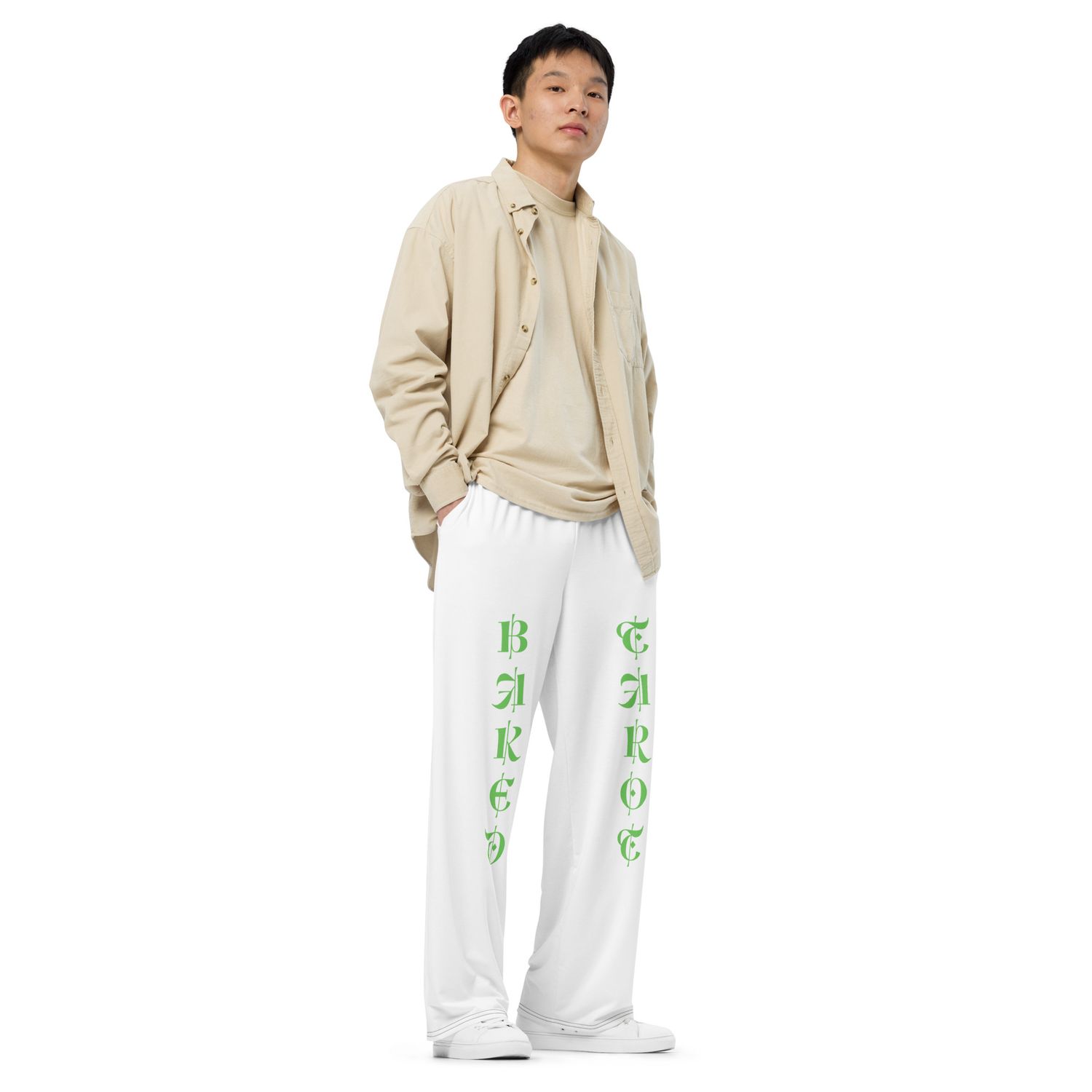 BAKED TAROT All-over print unisex wide-leg pants