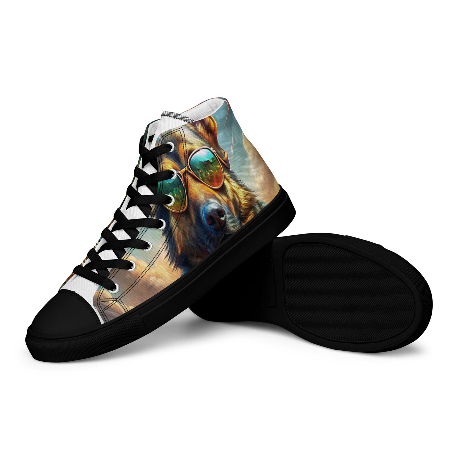 Men’s high top canvas shoes Kushfam