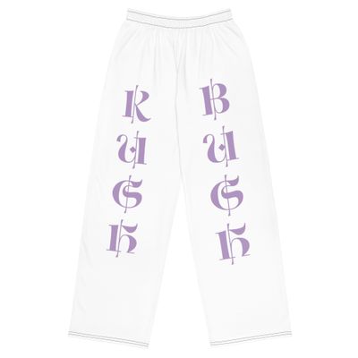 "Kush Bush" All-over print unisex wide-leg pants