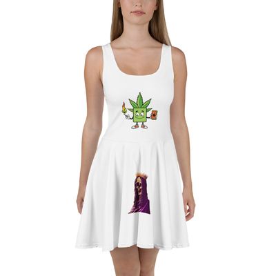 Baked Tarot/Queen Skater Dress