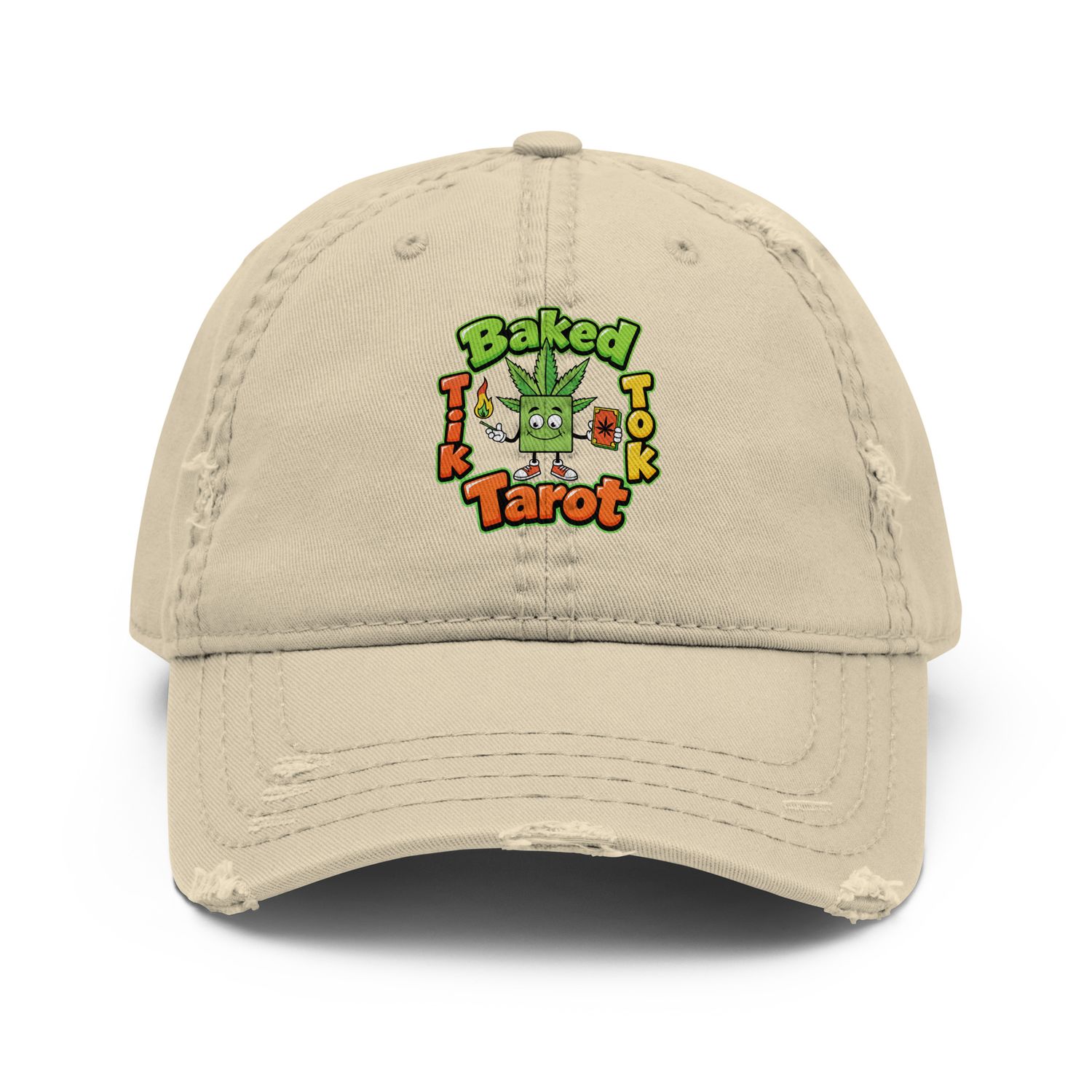 Baked Tarot Distressed Dad Hat