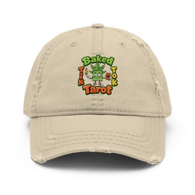 Baked Tarot Distressed Dad Hat