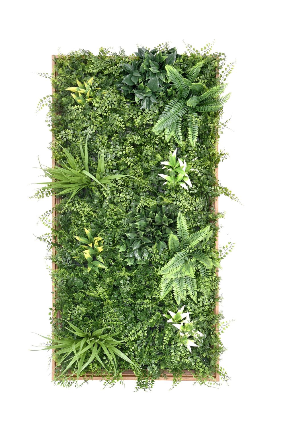 3D DENSE FERN WALL PANEL WITH FRAME