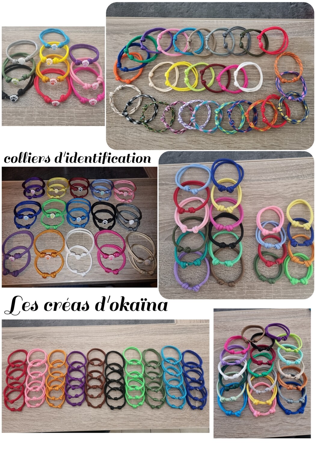Colliers de naissance d&#39;identification