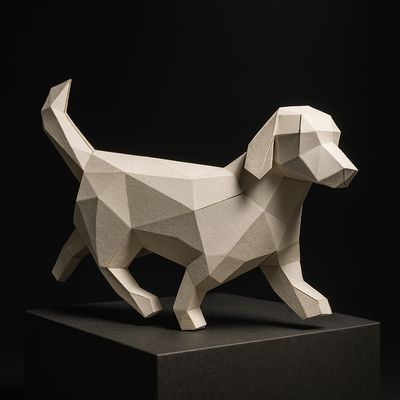 Walking Dog Template (comes in Multi-colored)