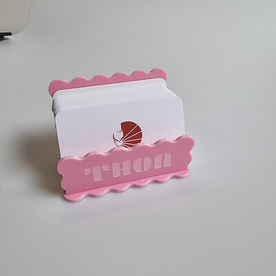 BRANDED CARD HOLDER - WAVE