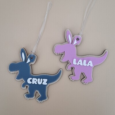 DINO - BUNNY EASTER TAGS