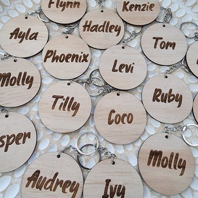 Engraved Key Tag