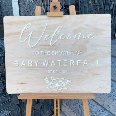 EVENT / BABYSHOWER SIGN 60×90cms