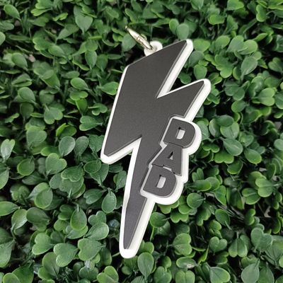 LIGHTNING BOLT DAD TAG