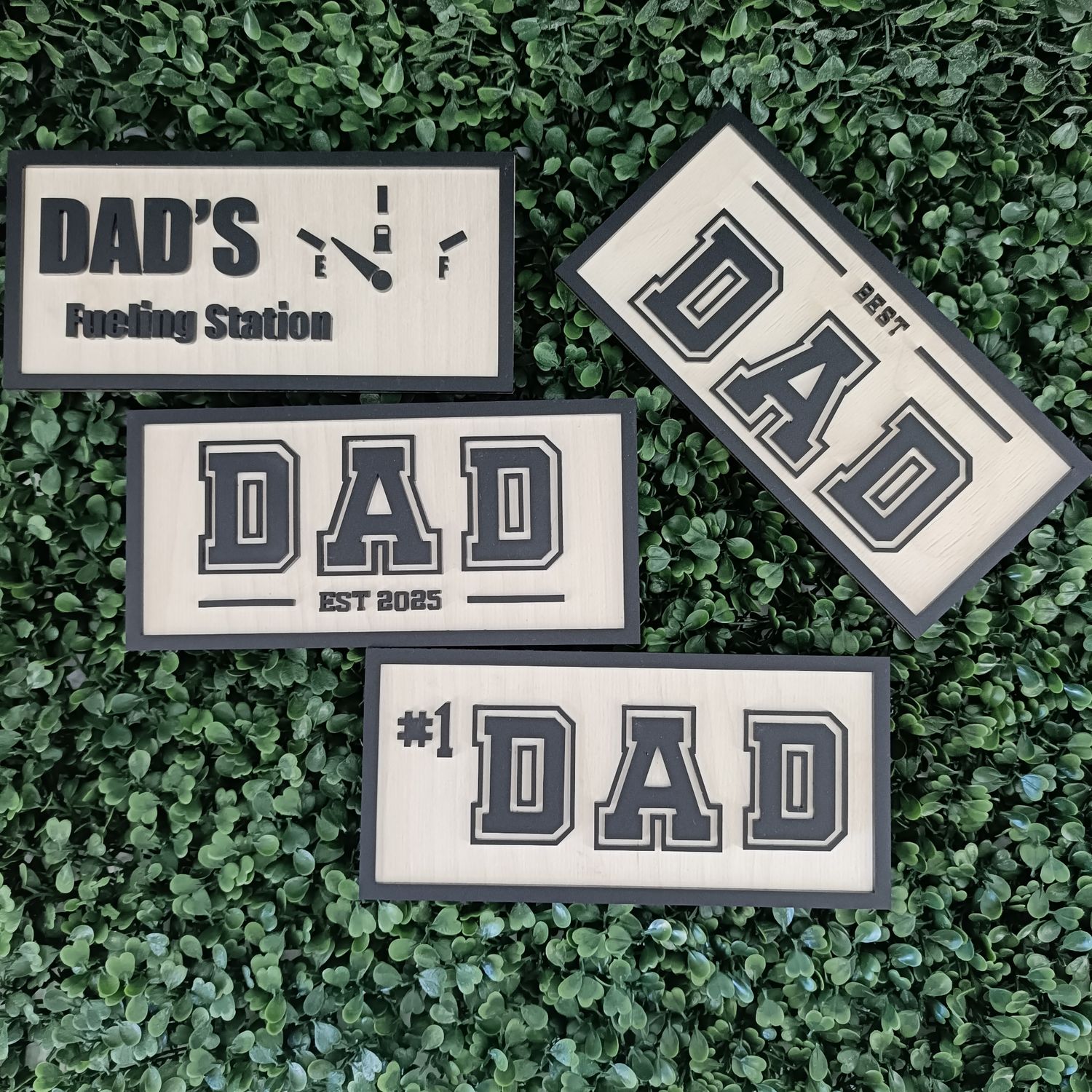 FATHER&#39;S DAY CADDY PLAQUES - PLAQUE ONLY