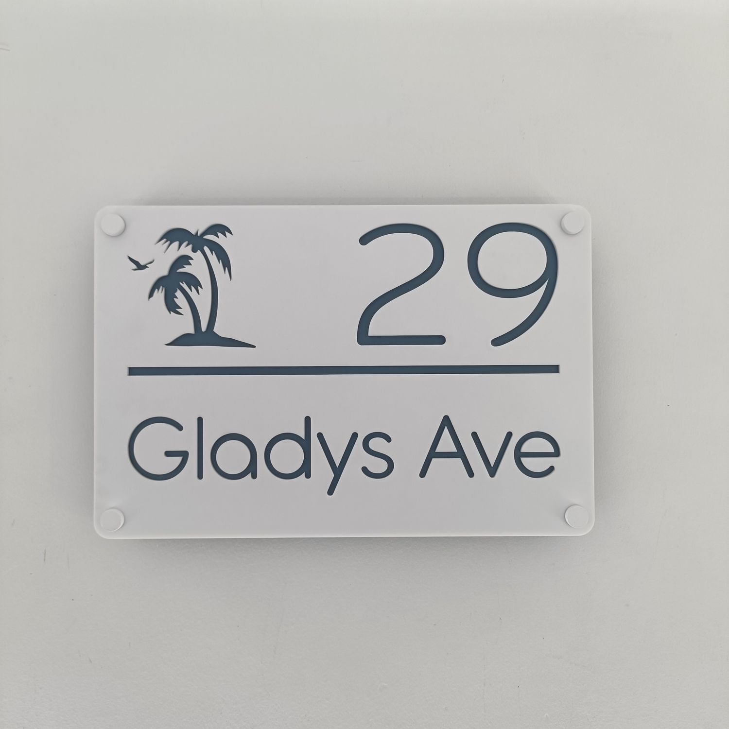 HOUSE SIGN - PALM TREE