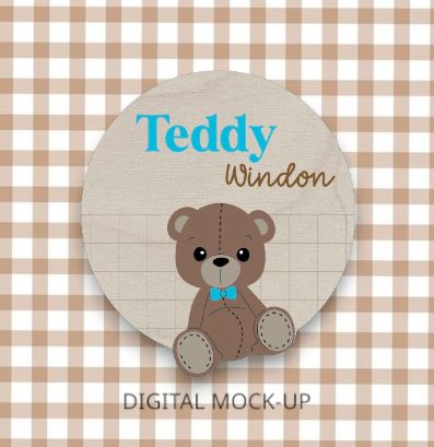 BEAR NAME BIRTH PLAQUE