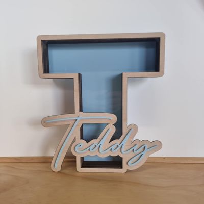 LARGE LETTER MONEY BOX