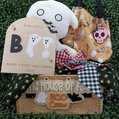 My First Halloween Keepsake Plaque