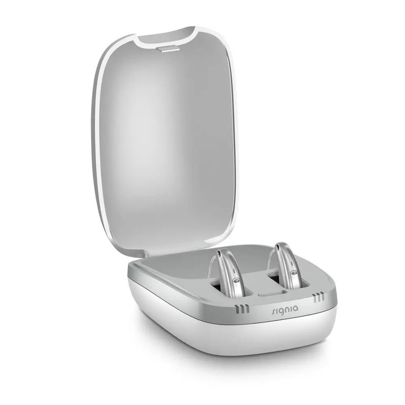 Signia Pure 7X Rechargeable Hearing Aids Pair Charge&amp;Go Kit
