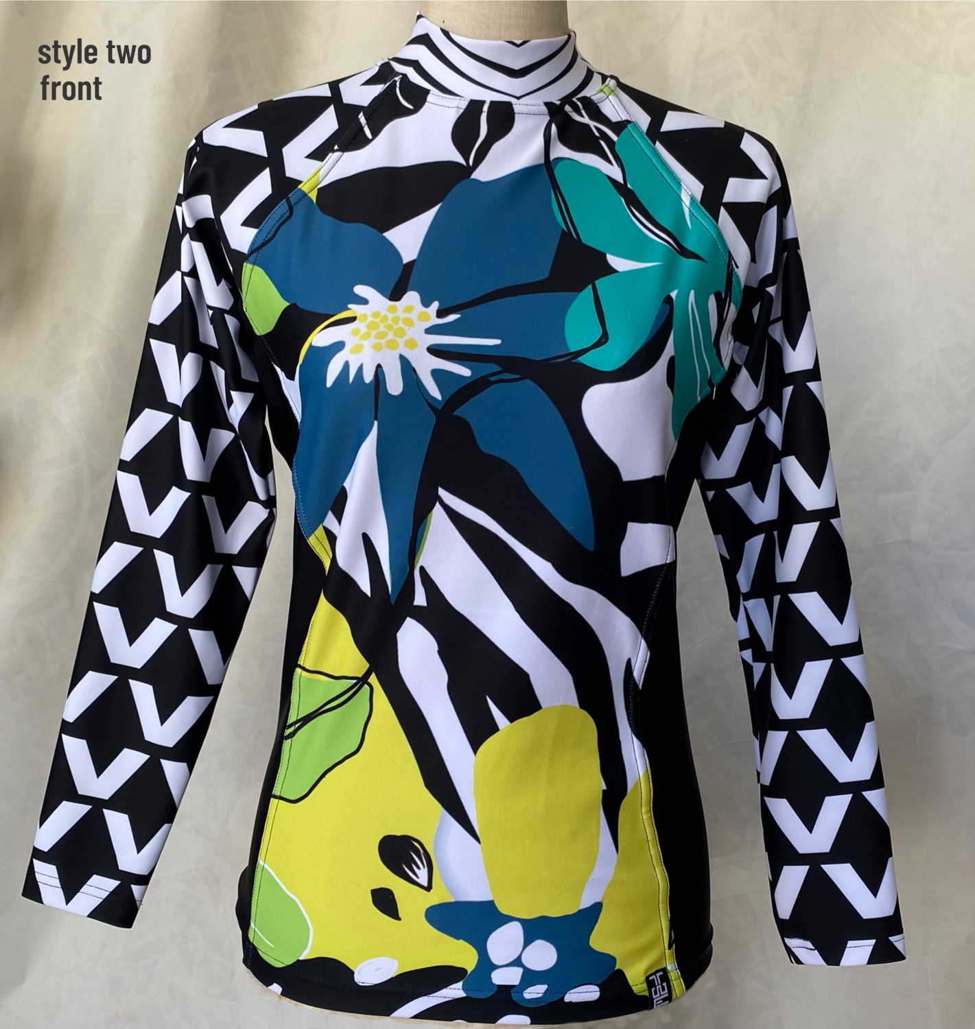 TWEEK RASHIES: African Floral Blue