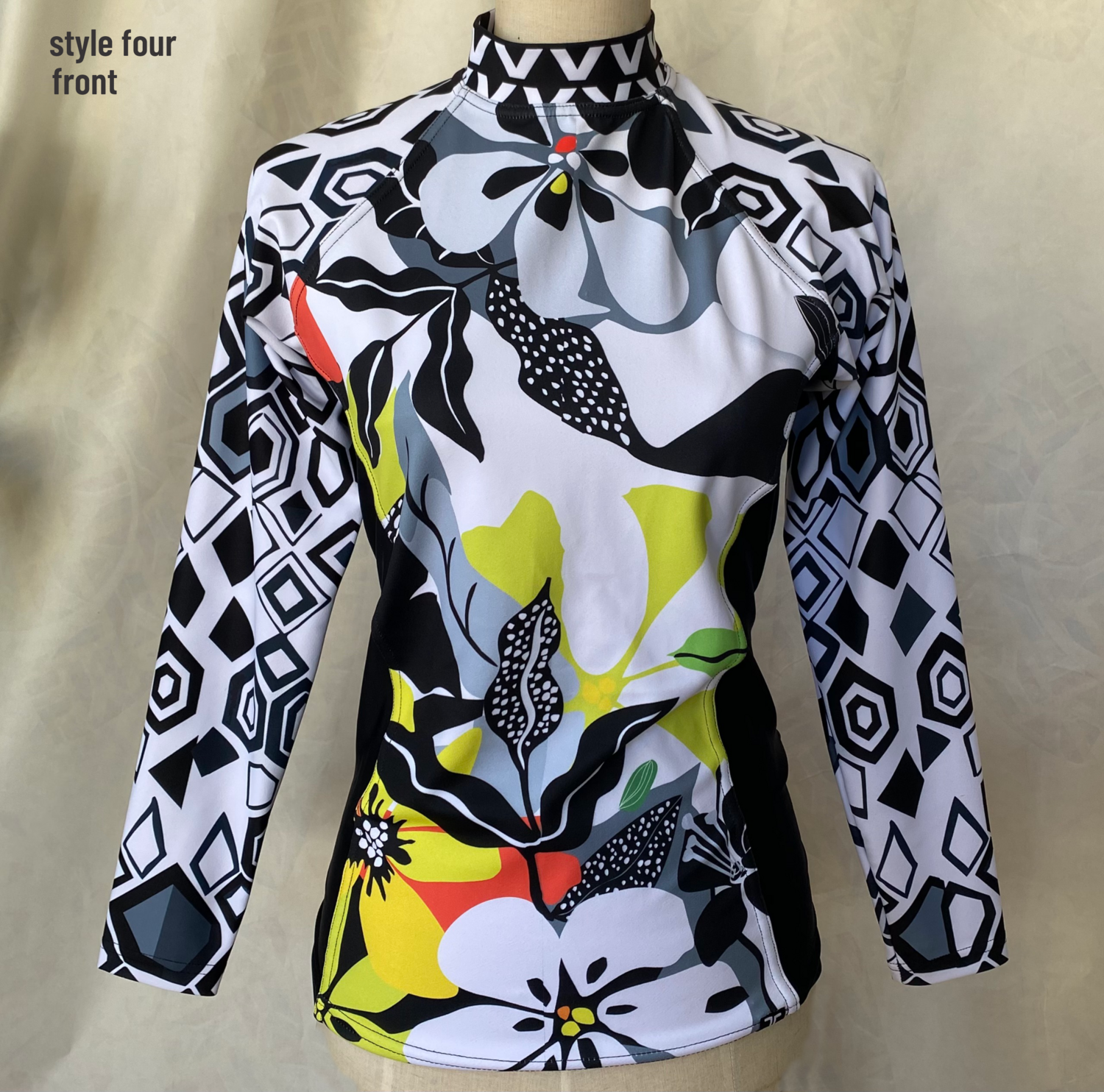 TWEEK RASHIES: African Floral Tangerine