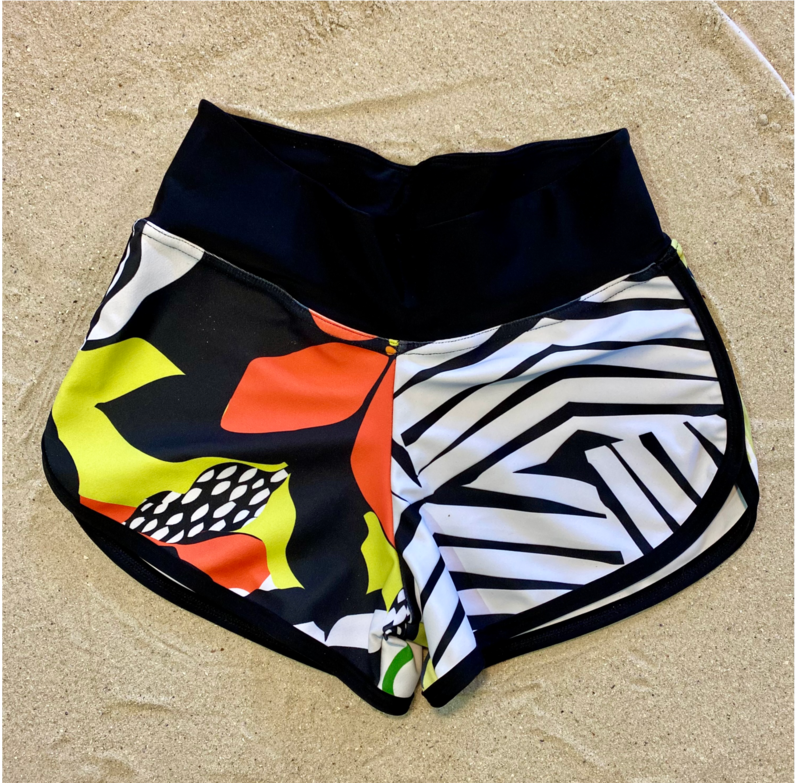 LADIES BOYLEG SWIMING SHORTS
