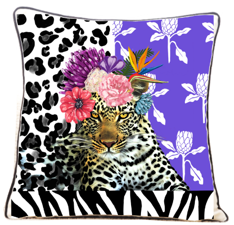 THE FRIDA LEOPARD - Purple