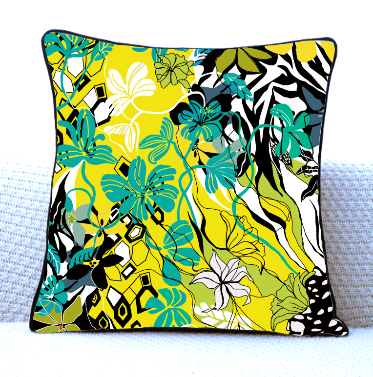 AFRICAN FLORALS - Yellow