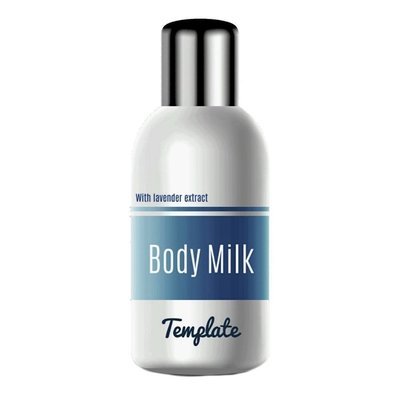 Bodylotion Blue template
