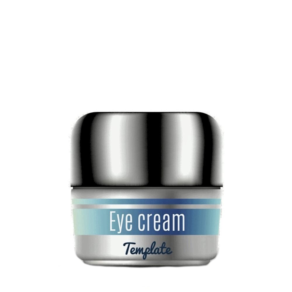 Øyekrem Blue template