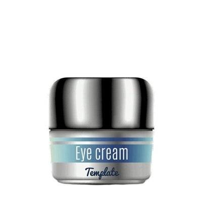Øyekrem Blue template