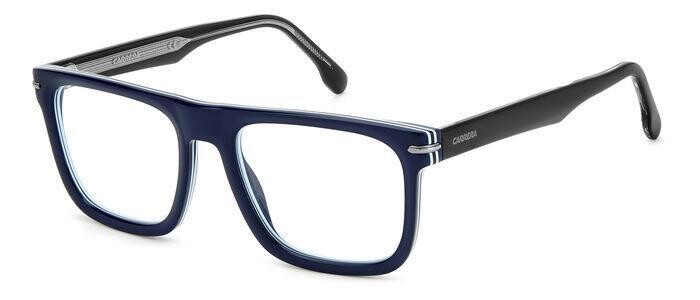Carrrera squadrato spesso blu