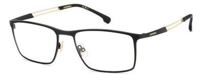 Carrera squadrato nero con asta doppia oro Carrera squadrato nero con asta doppia oro