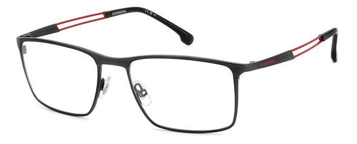 Carrera squadrato nero con asta doppia rosso Carrera squadrato nero con asta doppia rosso