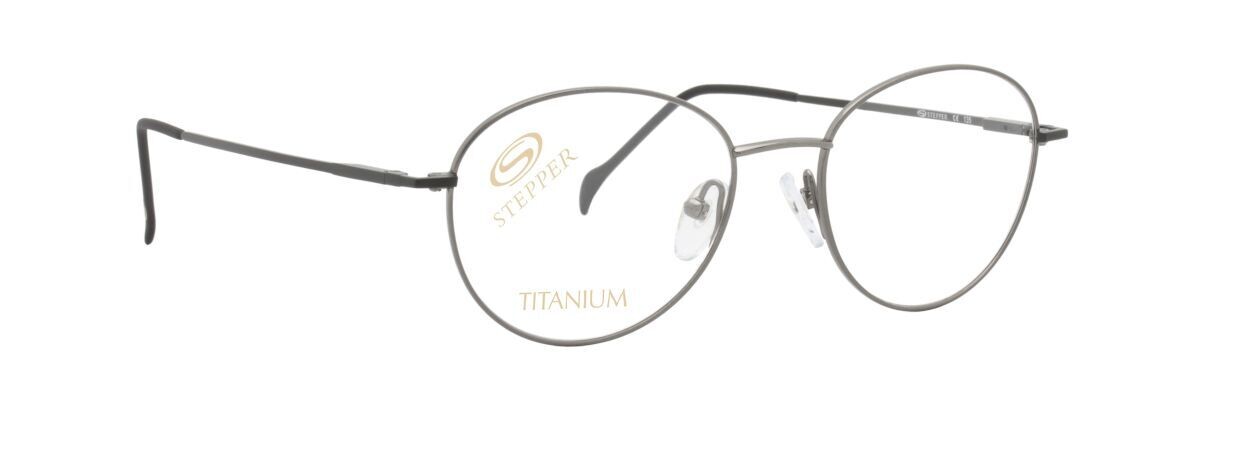 Stepper grigio rotondo