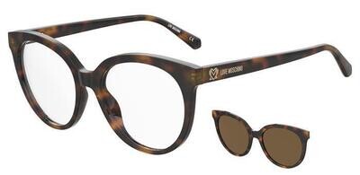 Moschino Love tondi maculati con clip-on Moschino Love tondi maculati con clip-on