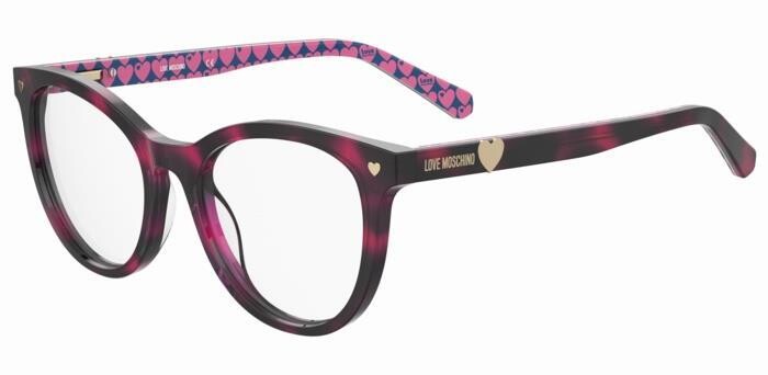 Moschino Love tondo maculato di rosso