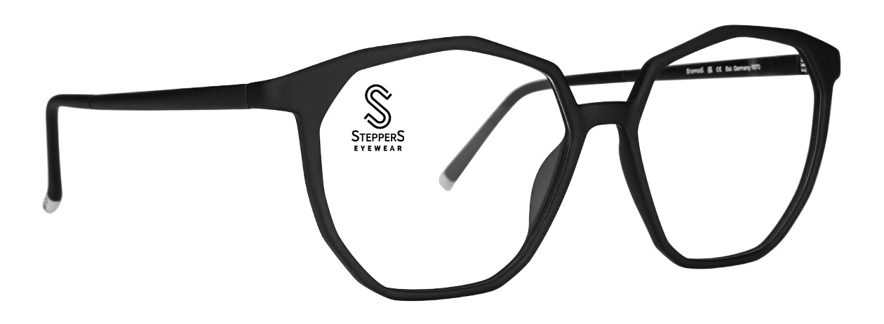 Stepper ottagonale nero