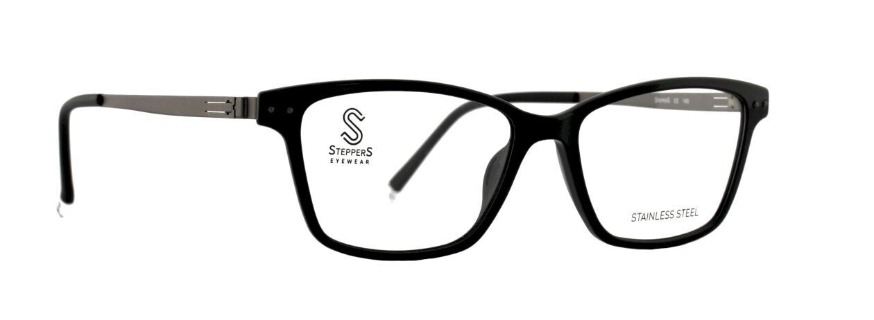 Stepper squadrato basso nero