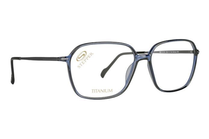 Stepper squadrato grande blu