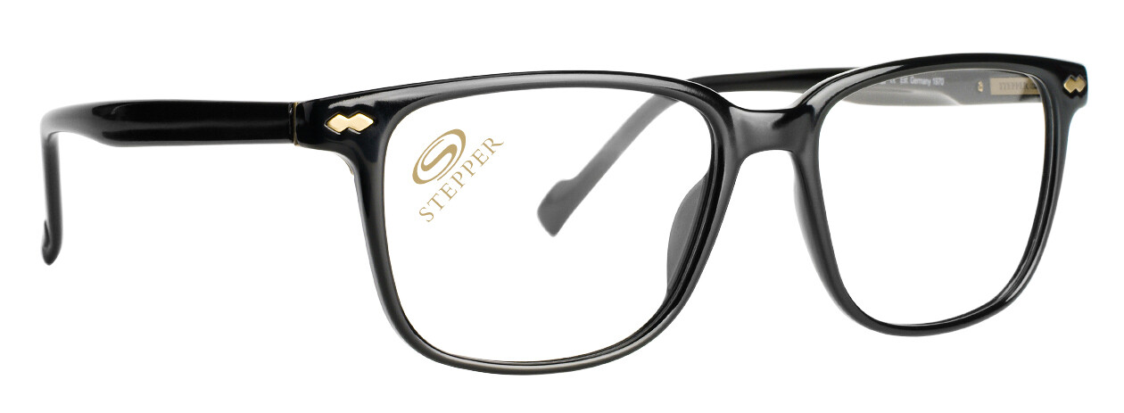 Stepper squadrato nero-oro