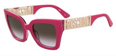 Moschino da sole squadrato rosa