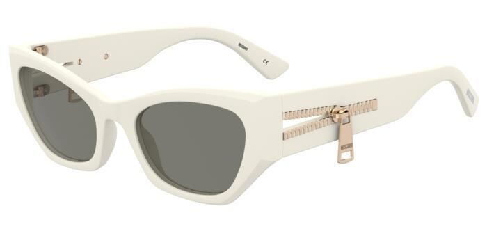 Moschino da sole bianco con cerniera Moschino da sole bianco con cerniera