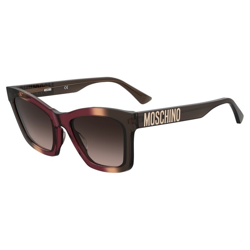 Moschino da sole a gatto nero-rosso-giallo Moschino da sole a gatto nero-rosso-giallo