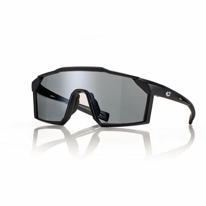 Centro Style per ciclismo e running con lente specchiate grigio, montabile da vista.