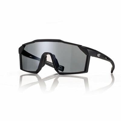 Centro Style per ciclismo e running con lente specchiate grigio, montabile da vista.