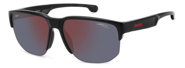 Carrera Ducati da sole maschera nera polarizzata adatta per motociclismo, running e ciclismo.