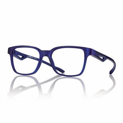 Centro Style occhiale in gomma squadrato blu Centro Style occhiale in gomma squadrato blu