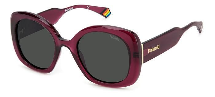 Polaroid da sole squadrato rosso