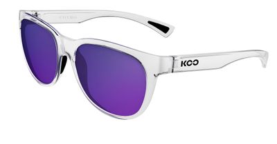KOO cerchiato bianco con lenti viola specchiate KOO cerchiato bianco con lenti viola specchiate